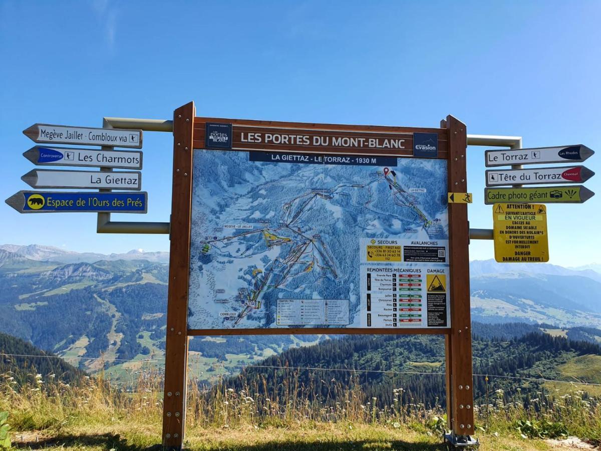 La Duchere 6 Personnes Le Plan La Giettaz Esterno foto