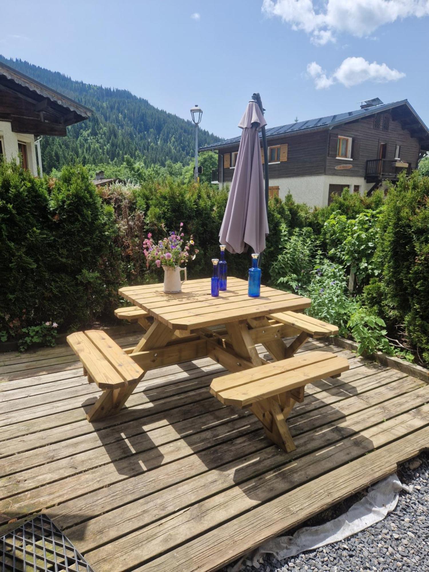 La Duchere 6 Personnes Le Plan La Giettaz Esterno foto