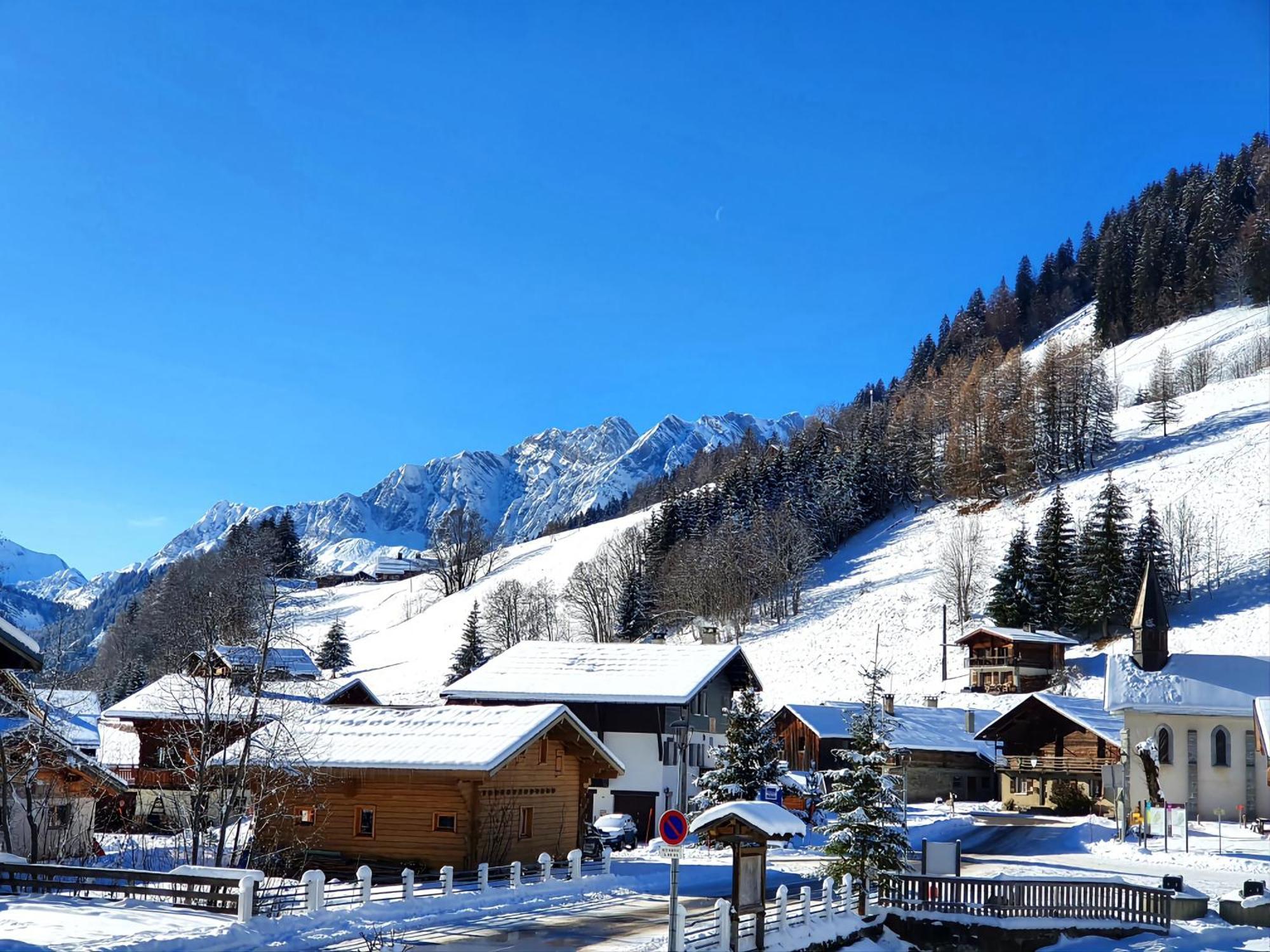 La Duchere 6 Personnes Le Plan La Giettaz Esterno foto